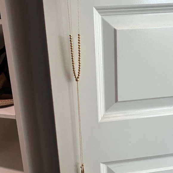 Gorjana Adjustable gold beaded Necklace - Picture 2 of 4